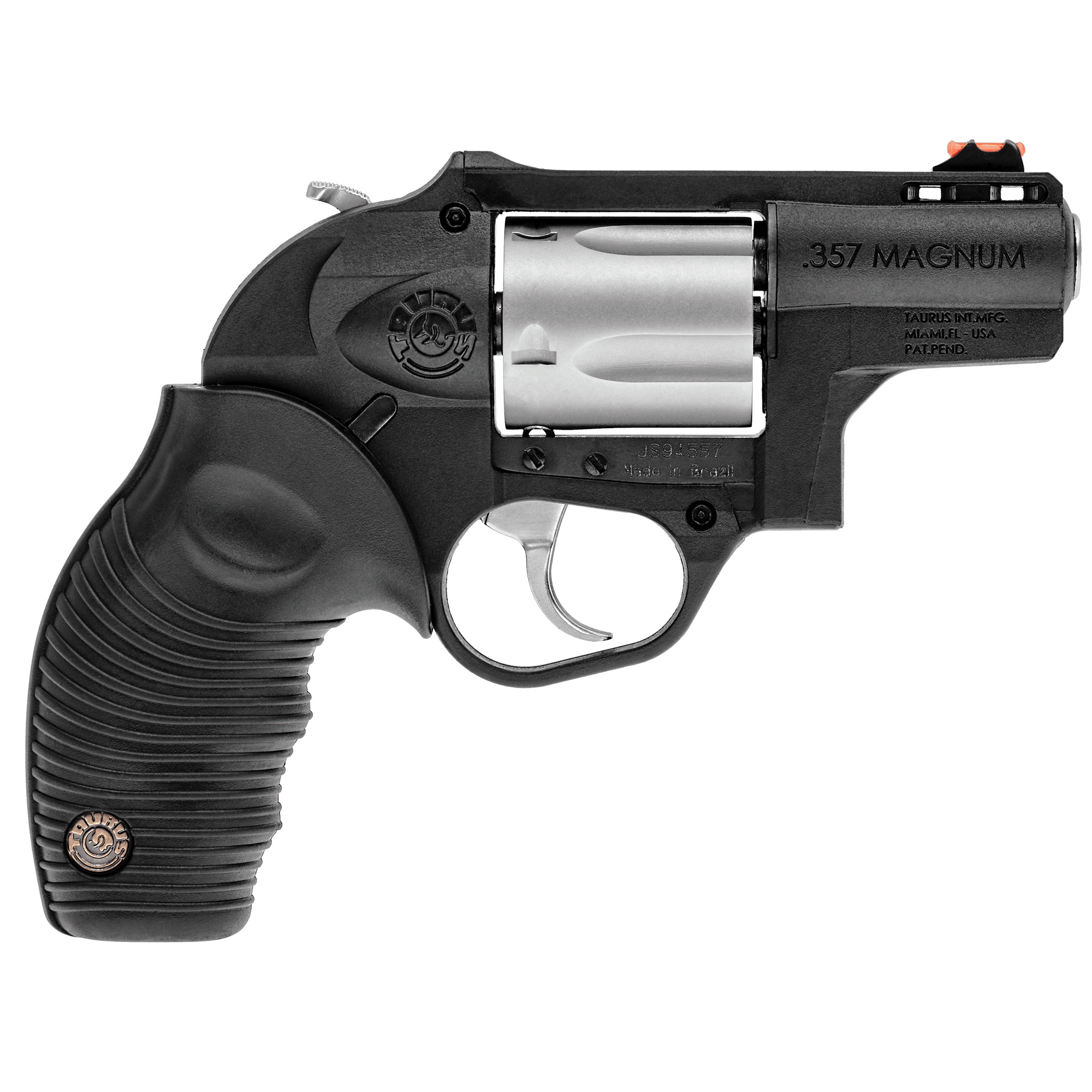 Taurus 605 Poly Protector Revolver - Black / Stainless | 357 Mag / 38 Spl +P | 2" Barrel | 5rd | Rubber Grip