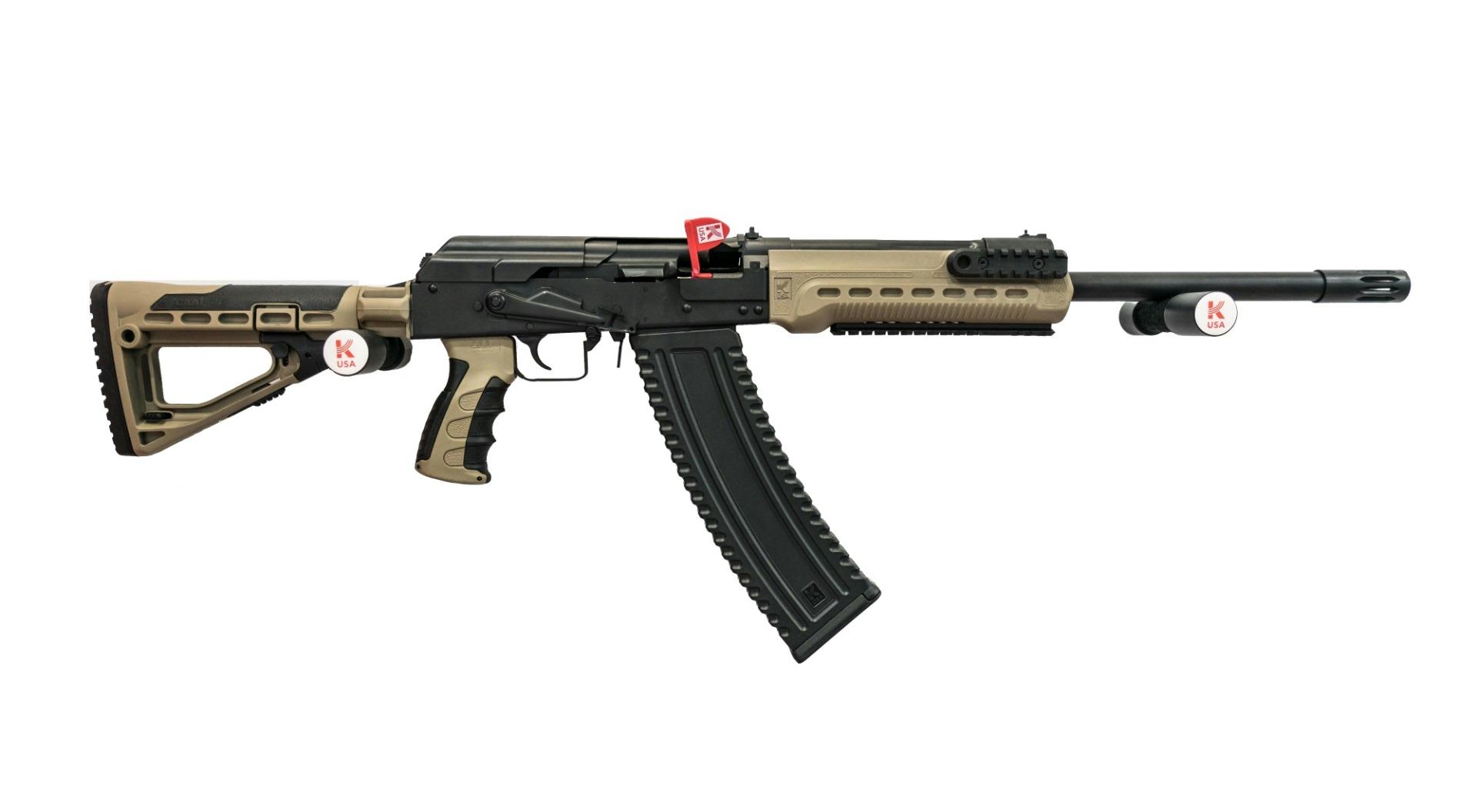 Kalashnikov USA Ks12tfde KS-12T 12 Gauge 18.25in 10+1 Flat Dark Earth Threaded Barrel