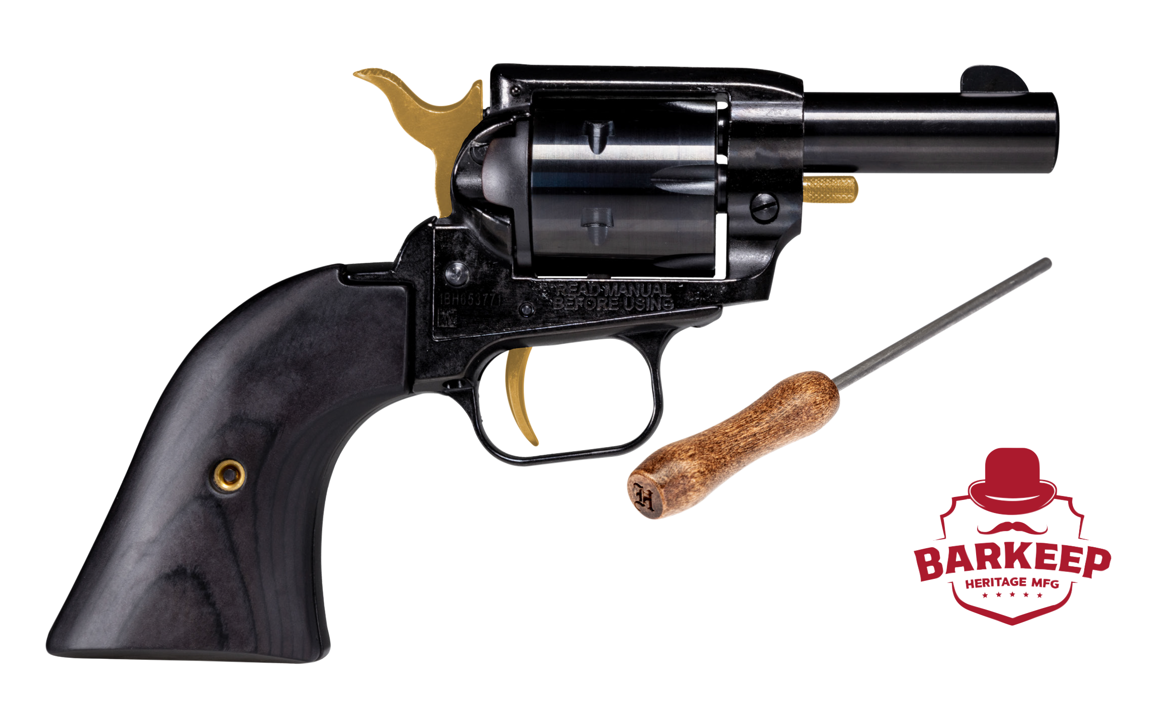 Heritage Barkeep 22 Long Rifle 3.6 inch 6 Round Oxide Gold Grip