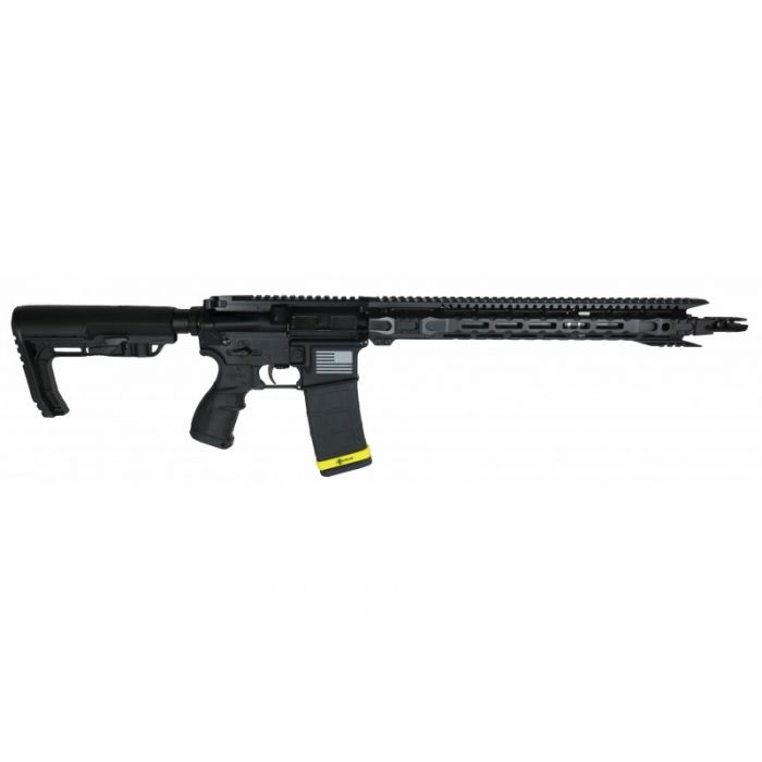 FosTech Tech-15 Guardian AR15 Rifle - Black | 5.56NATO | 16" Barrel | Mach-1 16" M-LOK Rail | MFT Buttstock | Installed Fostech Echo Sport Trigger