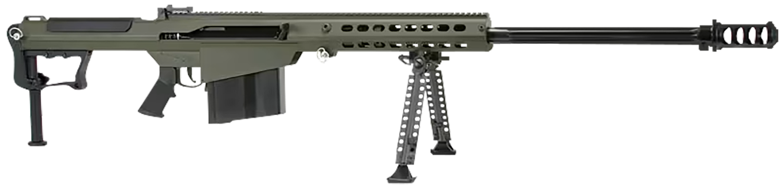 Barrett M107A1 50 BMG 29in 10+1 OD Green Cerakote Aluminum Receiver