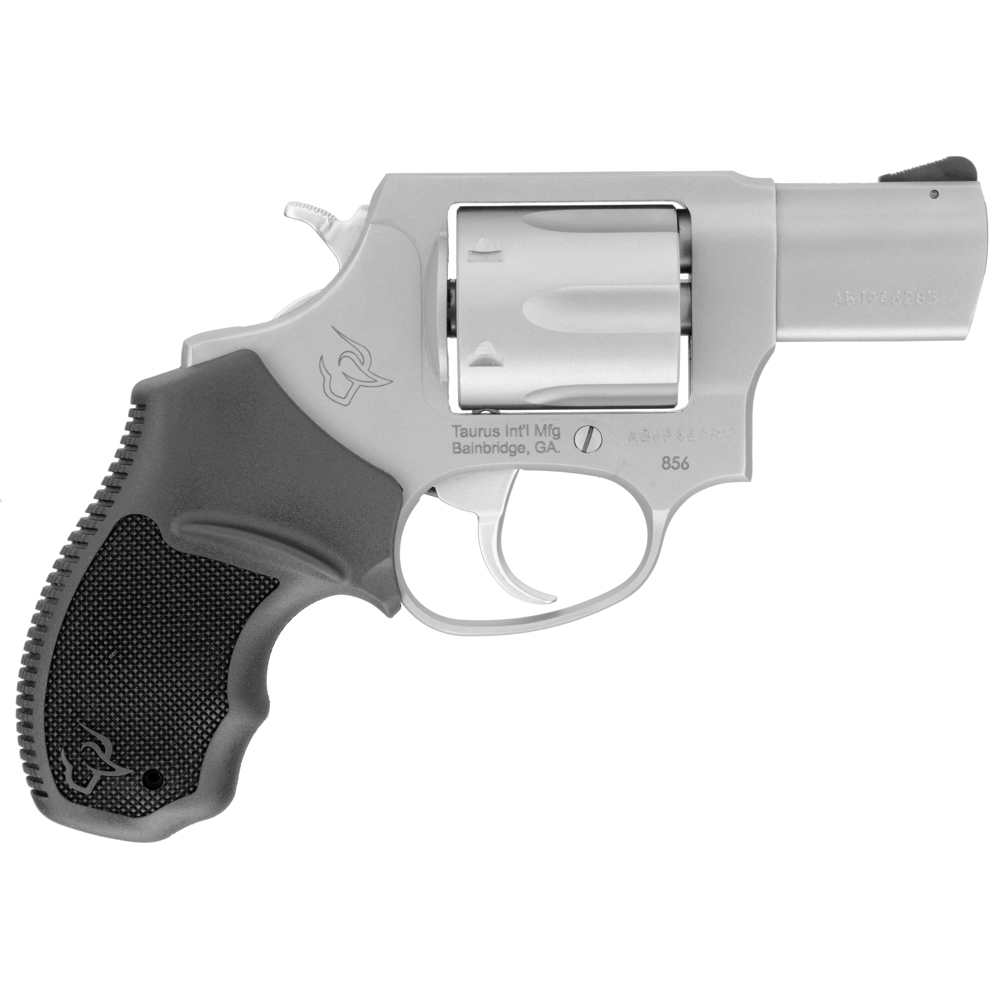 Taurus 856 Revolver - Stainless Steel | 38 Spl +P | 2" Barrel | 6rd | Rubber Grip | CA Certified