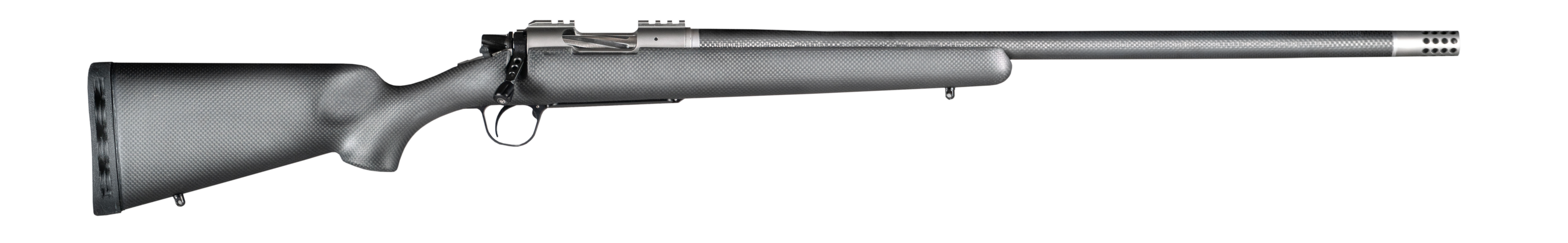 Christensen Arms 8010800101 Summit TI  Full Size 6.5 PRC 3+1, 24" Natural Titanium Steel Threaded Barrel, Natural Titanium Aluminum Receiver, Natural Carbon Fiber Fixed Sporter Stock