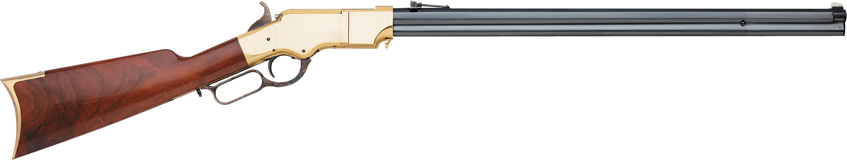 Taylors & Company 550252 1860  44-40 Win Caliber with 13+1 Capacity, 24.25" Blued Octagon Barrel, Brass Metal Finish & Walnut Stock (Full Size)