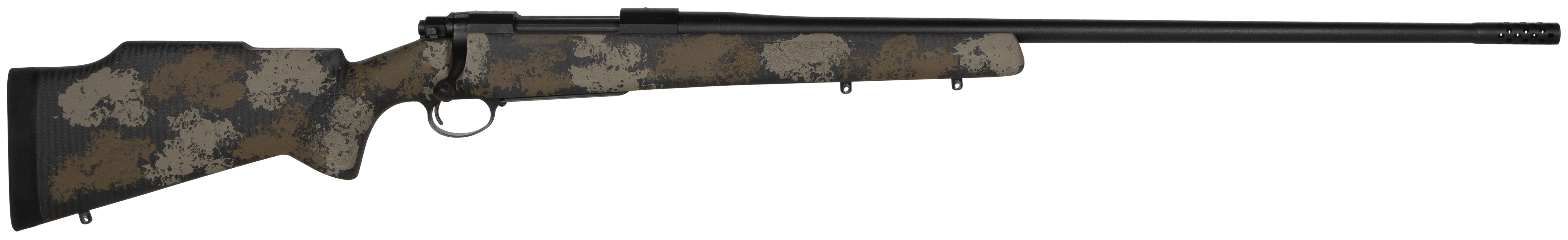 Nosler M48 Long Range 300 Winchester Magnum 26in 3+1 Graphite Cerakote Manners Tac
