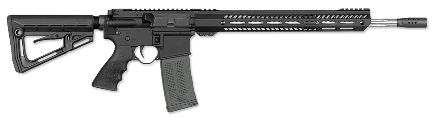 Rock River Arms AR1700V1 LAR-15M R3 Competition 5.56x45mm NATO 18" Stainless 30+1, Black, RRA NSP-2 Stock & Hogue Grip, Carrying Case