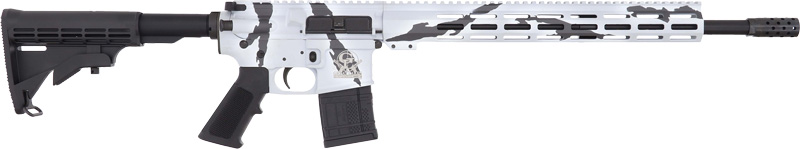 Great Lake Firearms GLFA AR15 450 Bushmaster 18 Inch 5 Rounds Pursuit Snow Camo