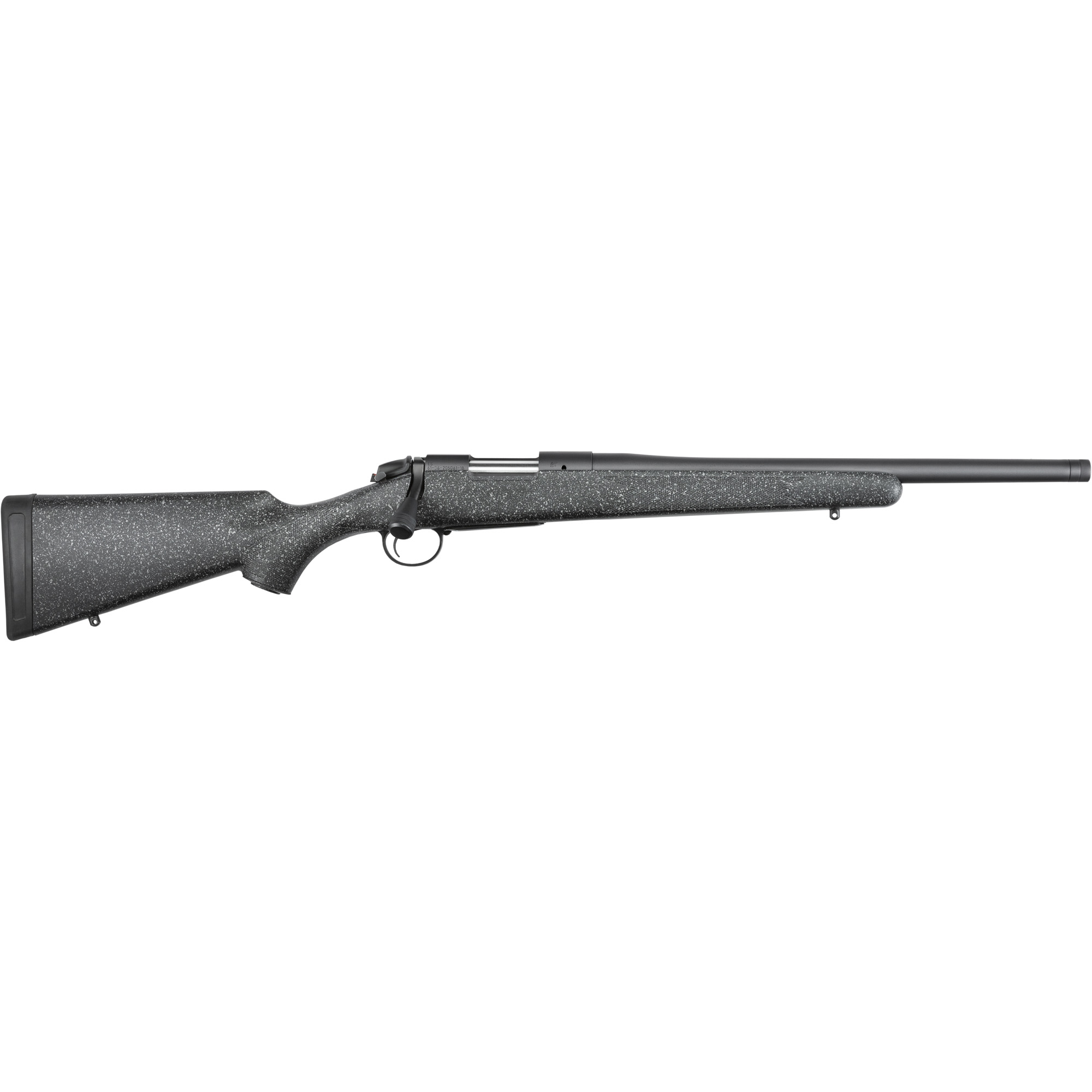 Bergara B-14 Ridge 7mm-08 22 in 4 Rounds Gray Speckled Graphite Cerakote