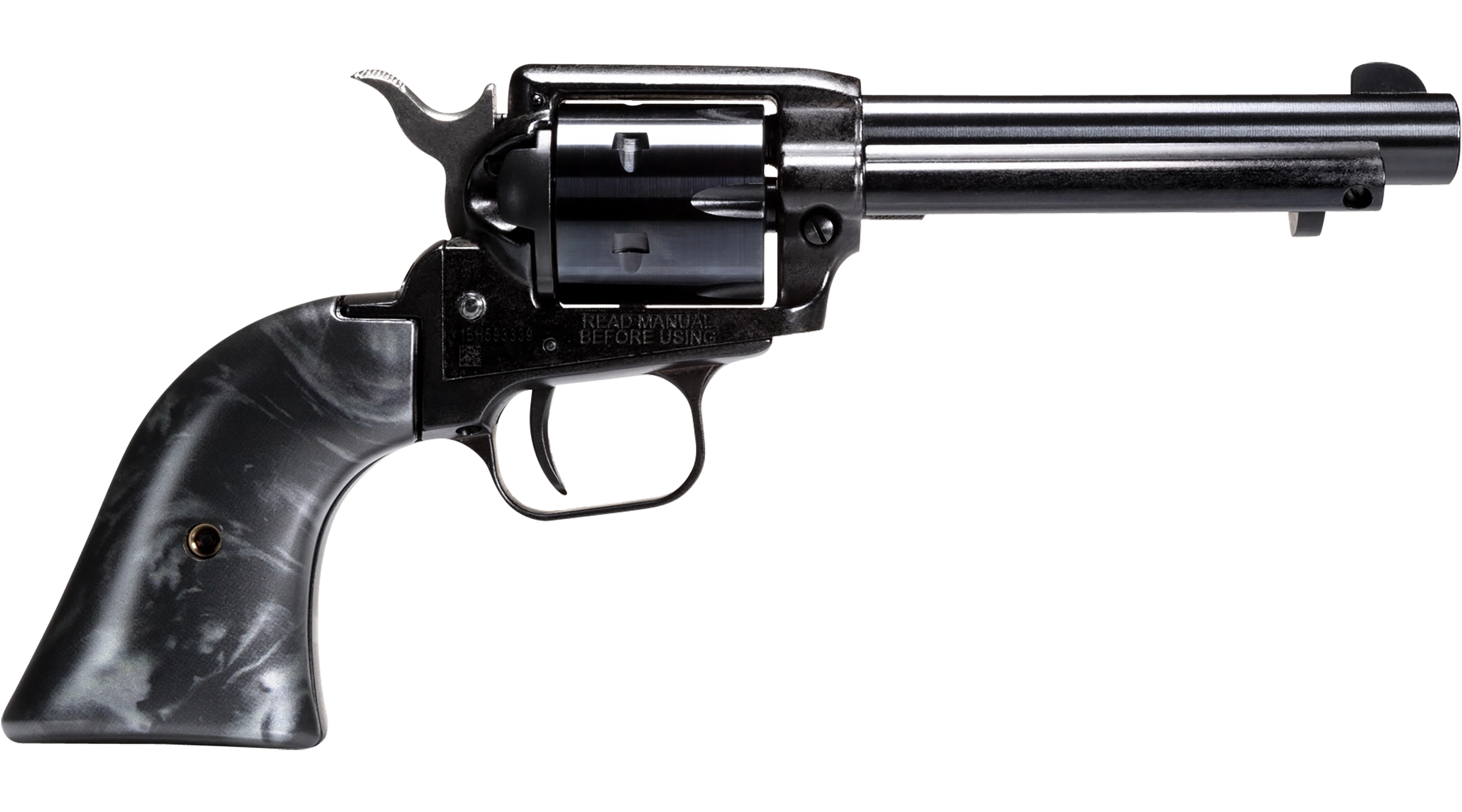 Heritage Rough Rider Revolver 22 Long Rifle 4.75 Inch 6 Round Black Pearl