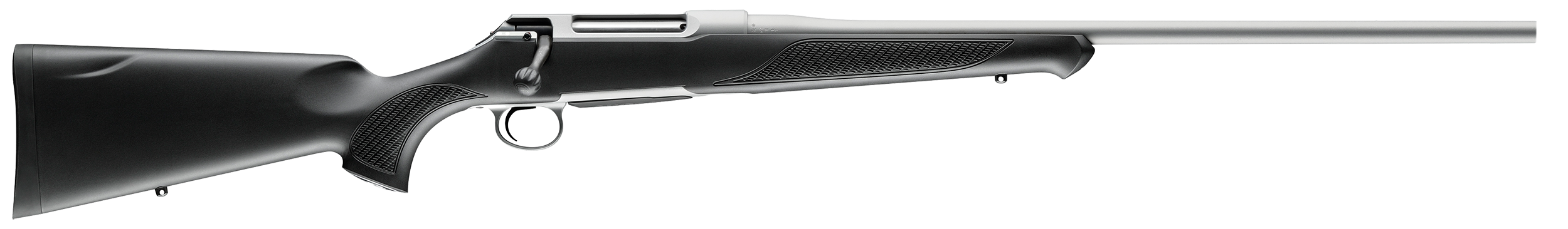 Sauer S1SX308 100 Silver XT Full Size 308 Win 5+1 22" Stainless Steel Cerakote Barrel, Stainless Cerakote Drilled & Tapped Steel Receiver, Black Max Synthetic Stock