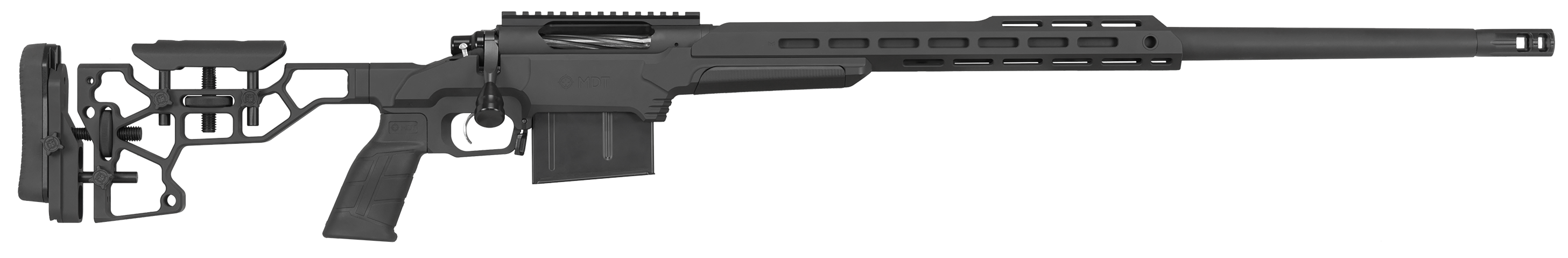 Rock River Arms XM24 XM24 Tactical 308 Win 10+1/338 Lapua Mag 5+1 (Interchangeable) 26" Threaded, Black, MDT ESS Chassis, TriggerTech Primary Trigger, Scope Mount
