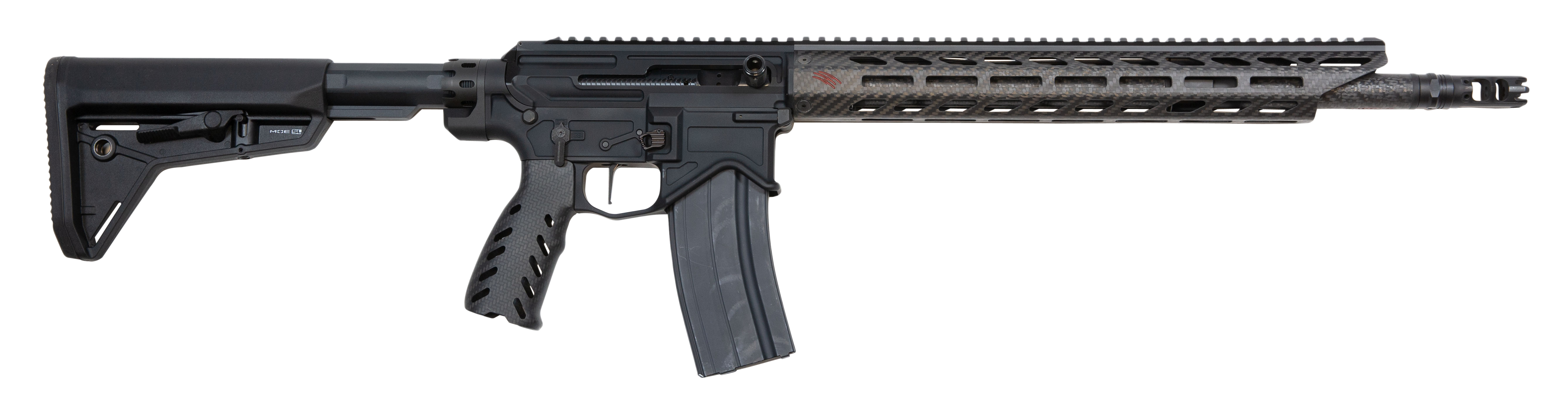 Fierce Firearms F15SWC223WITIBG F-15 Sidewinder 223 Wylde 30+1 16" C3 Carbon Fiber Barrel, Black Rec, Side Charging Handle, CF M-Lok Handguard/Grip, Magpul CL Stock