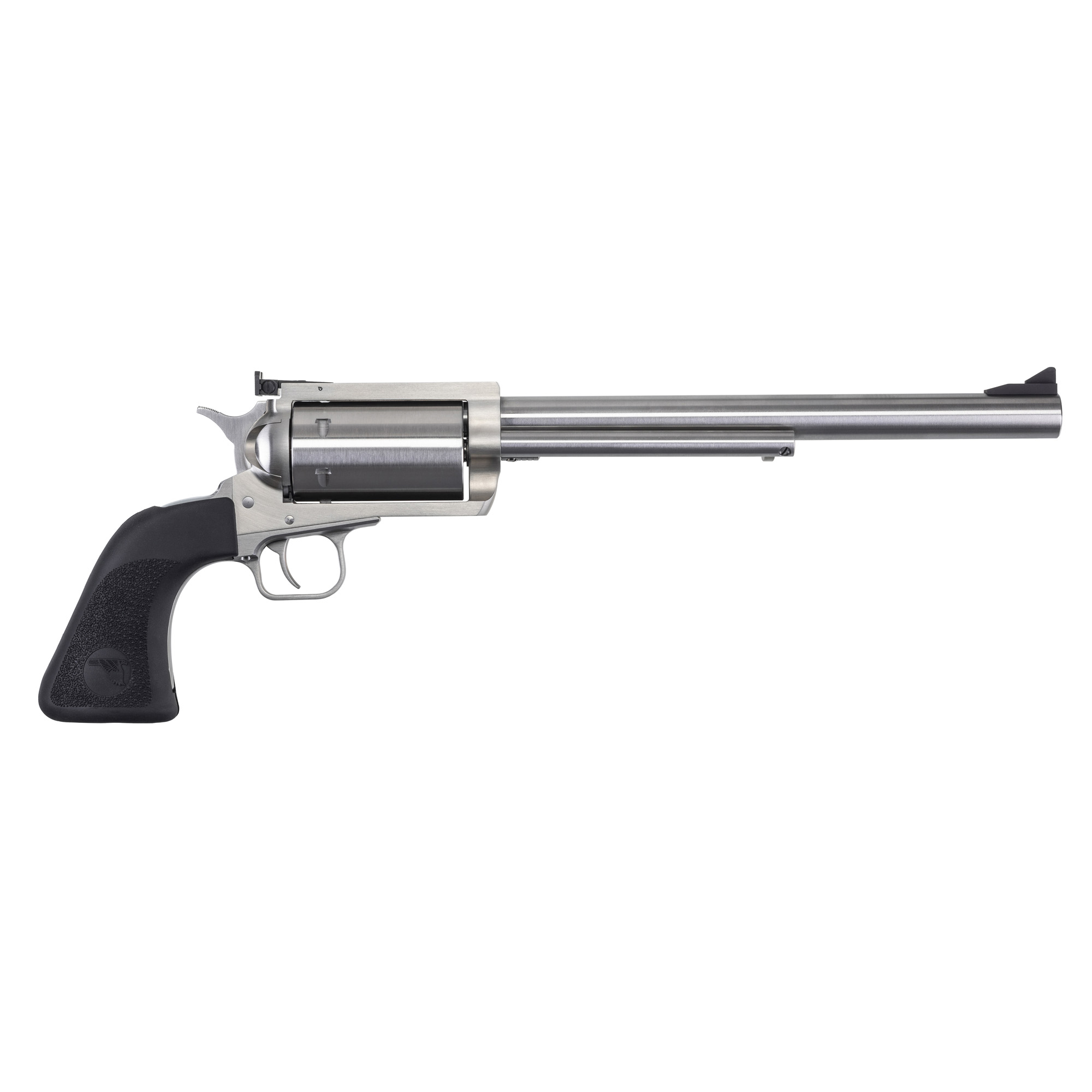 Magnum Research BFR30306 BFR  Extra Large 30-30 Win 6 Shot 10" Brushed Stainless Steel Barrel & Cylinder, Stainless Steel Frame, Black Hogue Rubber Grip, Exposed Hammer