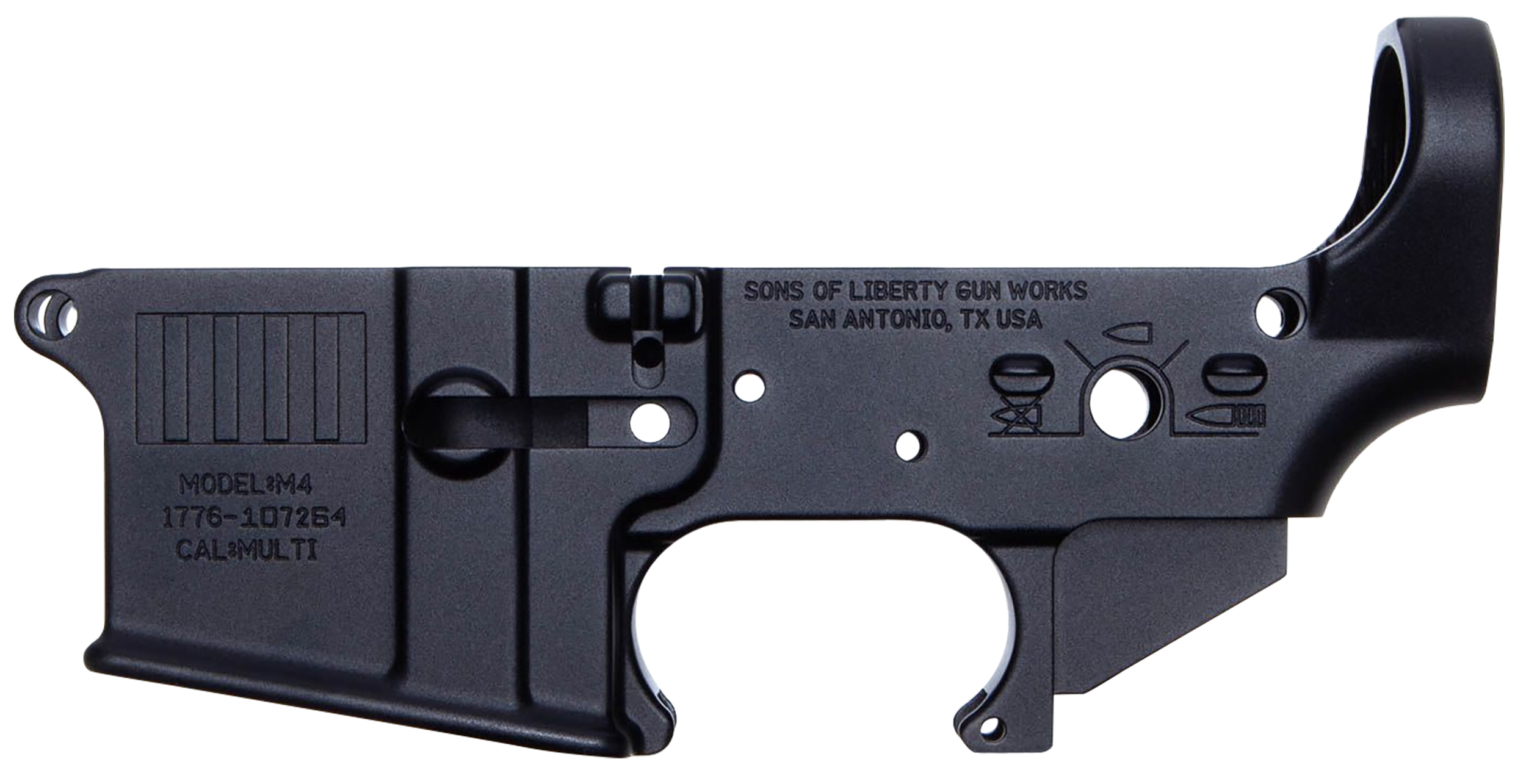 Sons of Liberty Gun Works M4 Lower A5 Buffer Multi Caliber AR-15 Lower Receiver