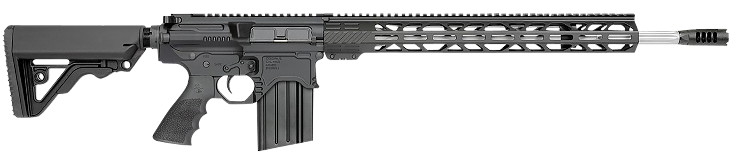 Rock River Arms 65C1534BT LAR-BT3 Predator HP 6.5 Creedmoor 20+1 20" Stainless Fluted Barrel, Black Billet Rec, OEM Operator CAR Stock & Operator Brake, 17" M-LOK Handguard, Hogue Rubber Grip