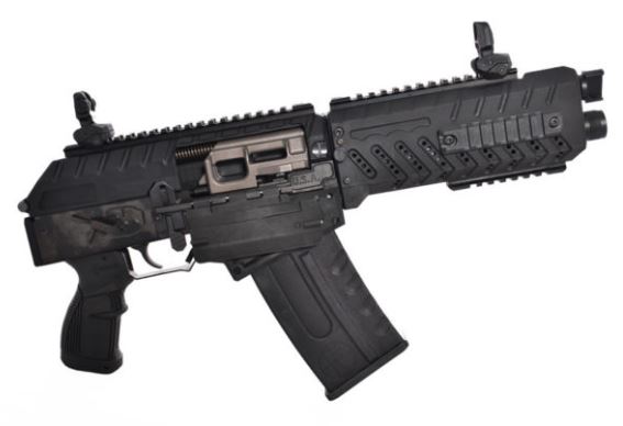 FosTech Origin-12 SABS Semi-Automatic Breaching Shotgun (AOW) - Black w/ Nickel Internals | 12ga | 9.75" Barrel