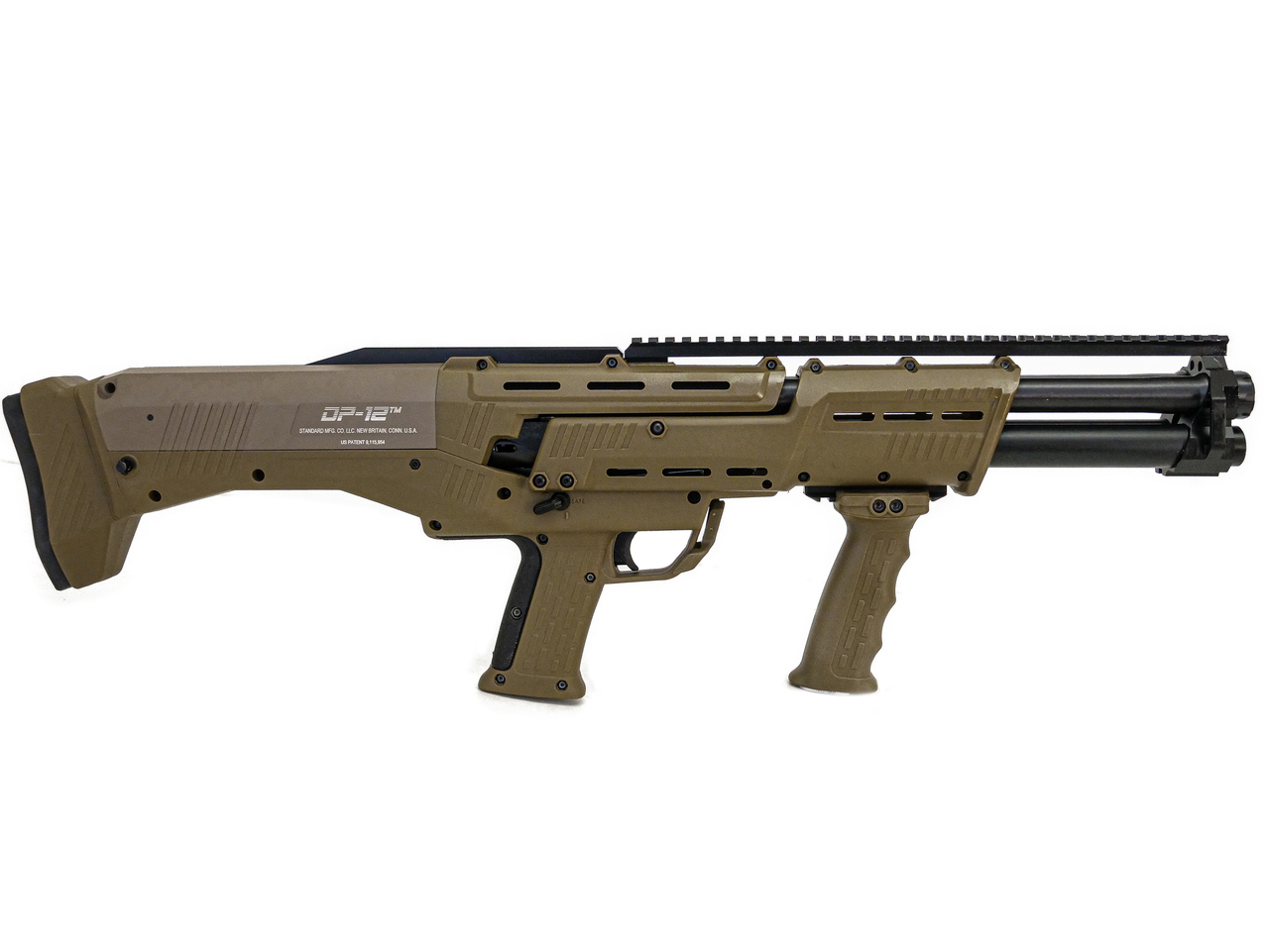 Standard Manufacturing DP-12 12GA, 18.875in. Barrel, 7rd - FDE
