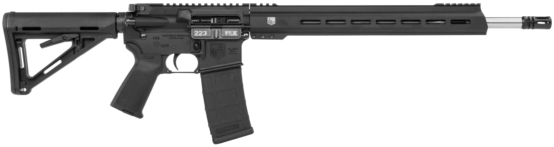 Diamondback DB15 .223 Wylde 18in Barrel 30rd Finish Gray