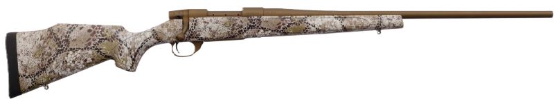 Weatherby Vanguard Badlands 25-06 Remington 24 Inch 5 Burnt Bronze Cerakote Monte Carlo Camo