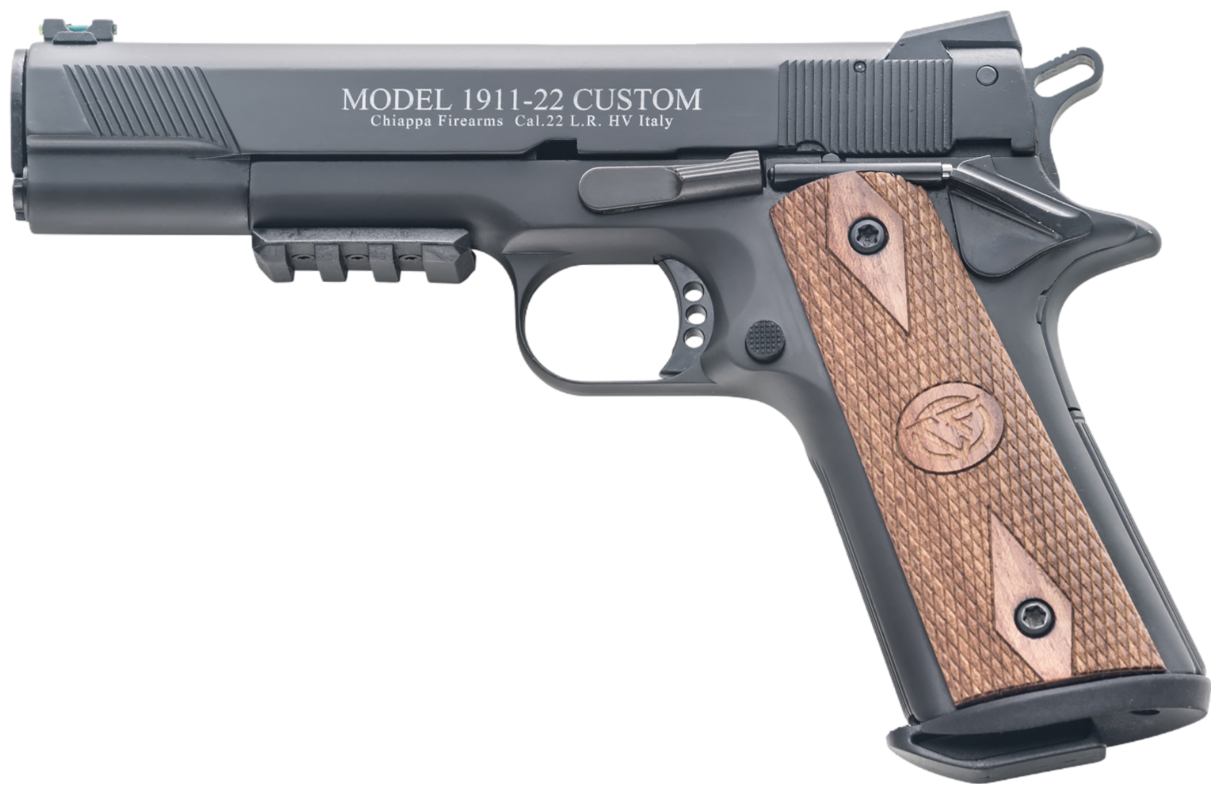 Chiappa Firearms 1911-22 Custom 22 Long Rifle 5in Barrel 10 Rounds Blued
