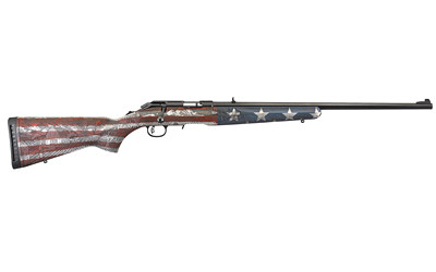 Ruger American Rimfire 17 HMR 22 Inch 9 Rounds Red White Blue