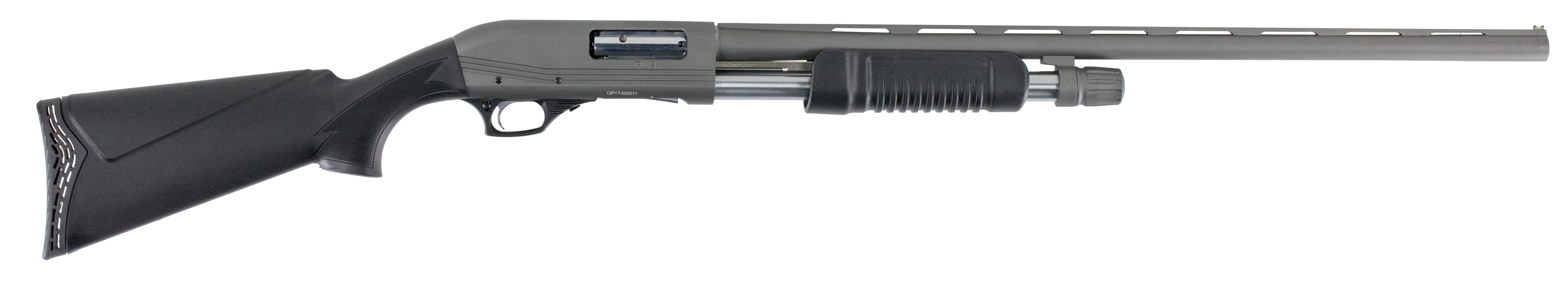 Hatfield PAS 12GA, 28in. Barrel, 4rd, Black Stock & Forend - Gray (USP12PT)
