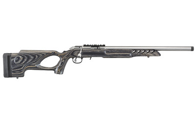 Ruger 8366 22 Lr 18 inch 10 round Satin Stainless Gray Laminate Right Hand