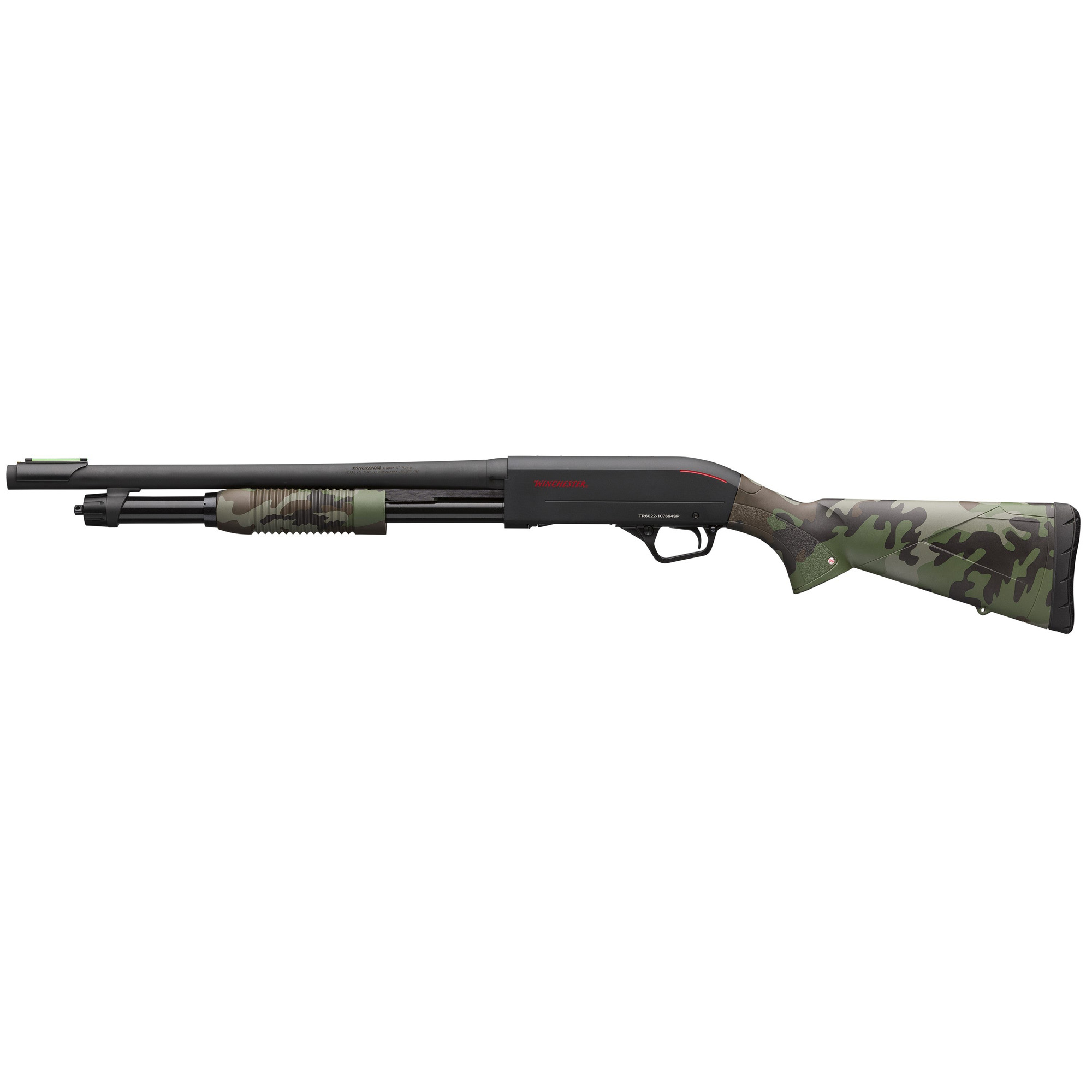 Winchester SXP Defender 12 Gauge 18 Inch 5 Rounds Woodland Camo Stock & Forend