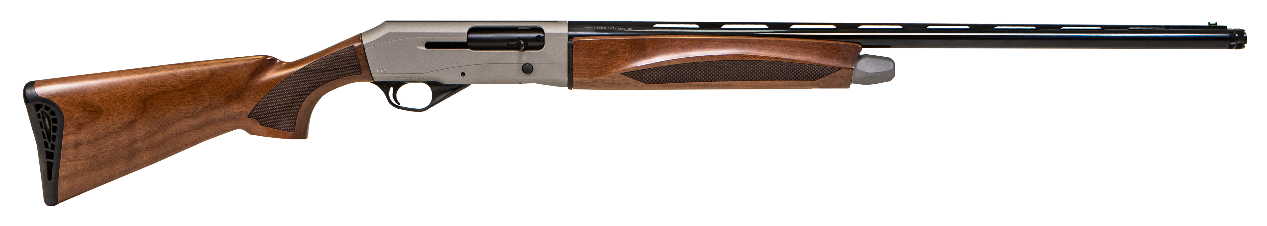 Pointer Field Tek 3 12GA, 28in. Barrel, 3rd, Wood Stock & Forend - Gray (KIRFT3G12)