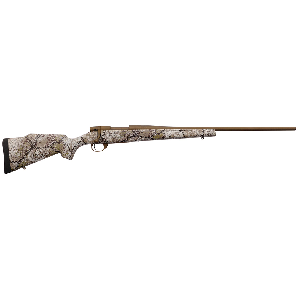 Weatherby Vanguard Badlands Rifle 243 Winchester 24 in Approach Camo Bronze