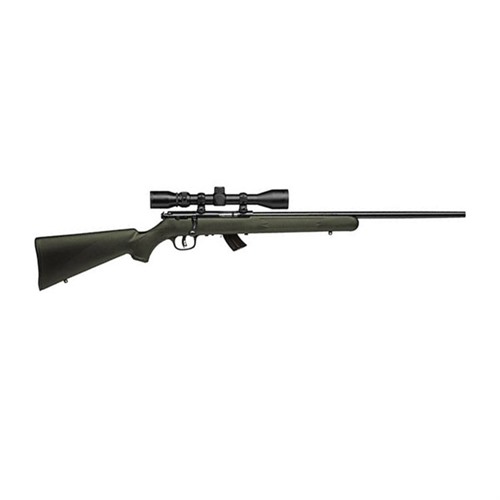 Savage Mark II XP 22LR 21 Inch 10 Rounds OD Green Bolt Action Rifle 3-9x40 Scope