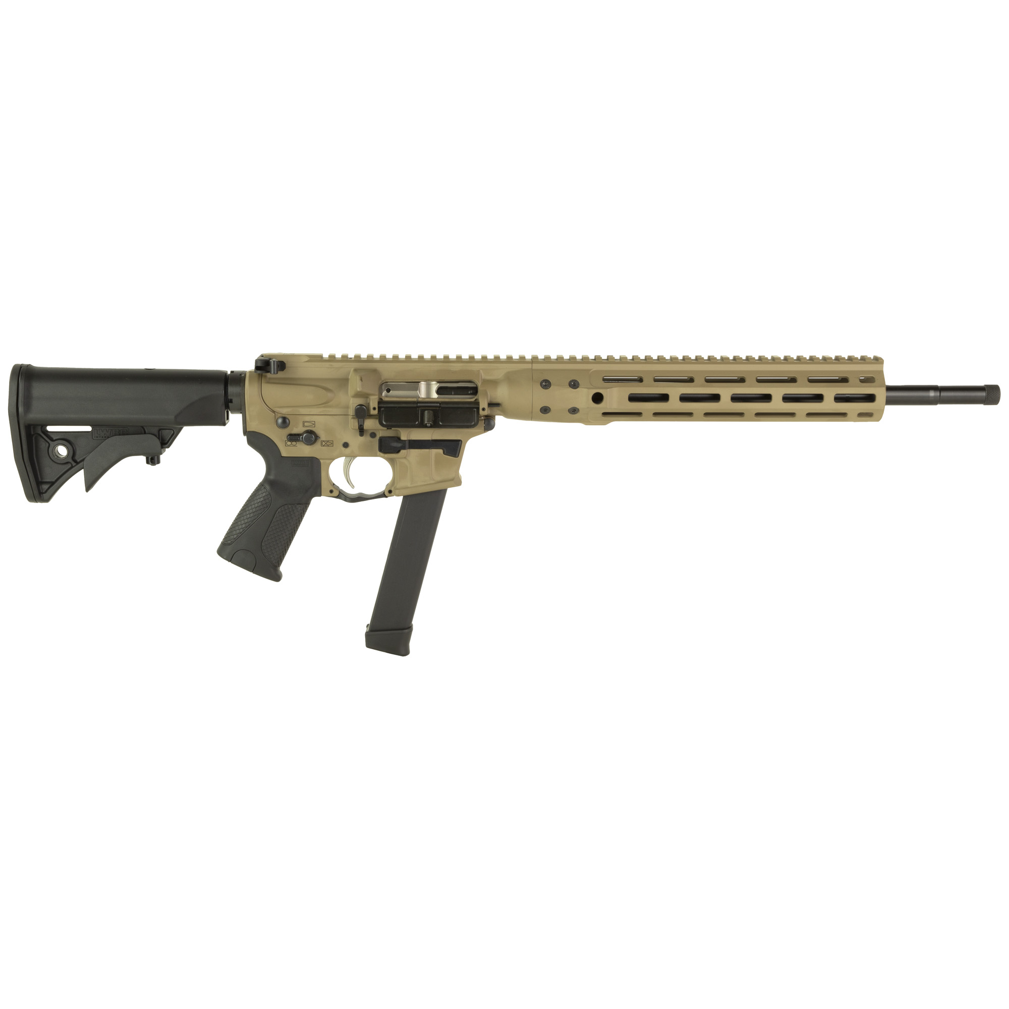 LWRC Icr Nine 9mm Luger 16" Barrel 27 Rounds Flat Dark Earth
