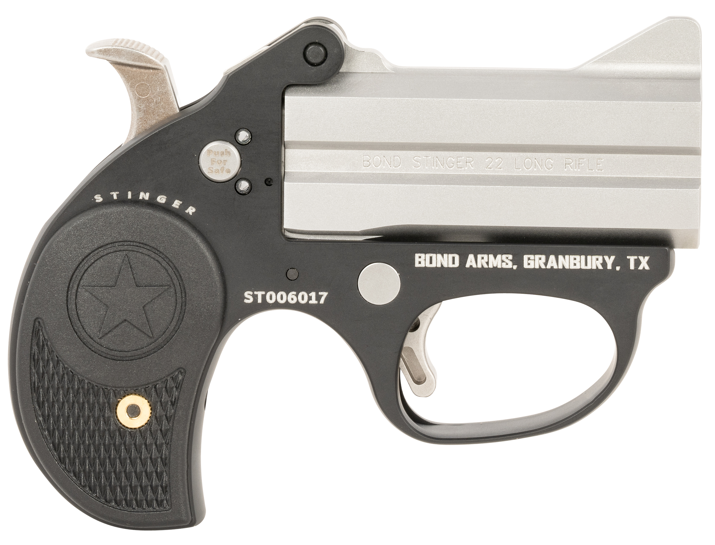 Bond Arms Stinger 22 Long Rifle, 3in. Barrel, 2rd - Stainless (BAST)