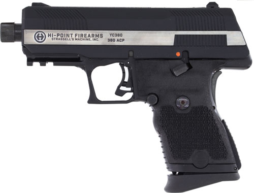 Hi-Point YC380CF 380 ACP 3.93" 10 Rounds Chrome Slide Polymer Frame