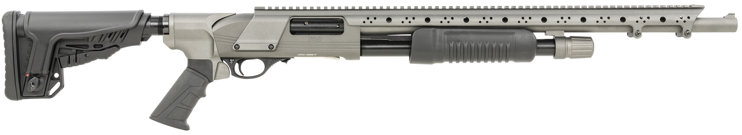 Hatfield PAS  12GA, 20in. Barrel, 4rd, Black Stock & Forend - Gray (USP12TT)