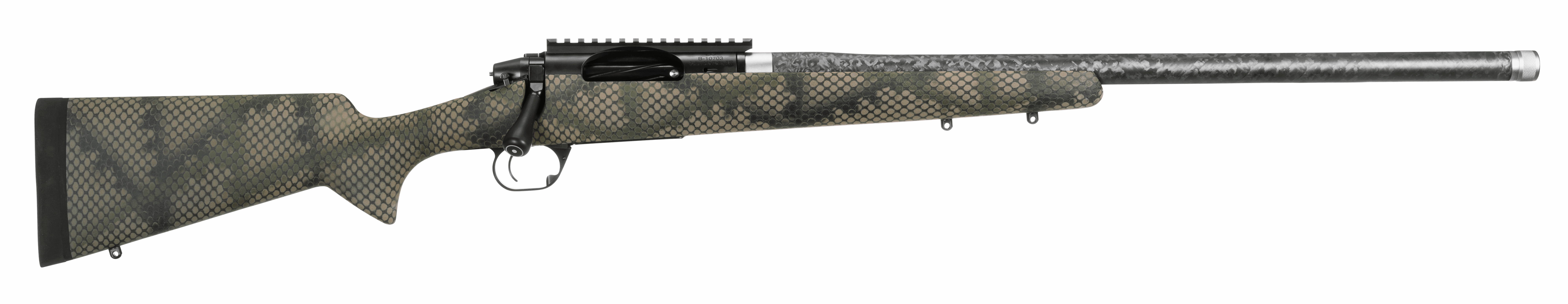 Proof Research 135433 Elevation Lightweight Hunter 7mm PRC 4+1 24" Carbon Fiber Barrel, Black Rec, TFDE Carbon Fiber Stock