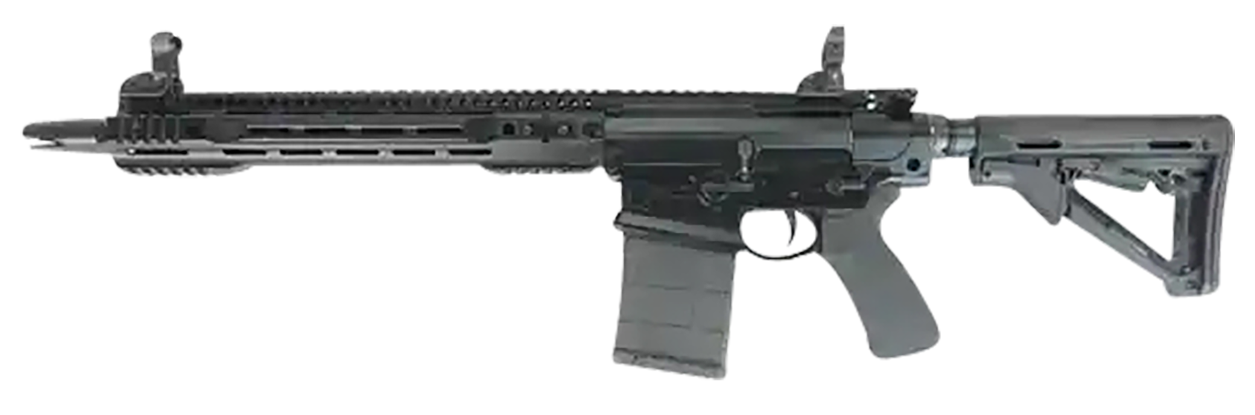 Franklin Armory Militia M4 AR SBR - Black | 7.62 NATO / .308 WIN | 14.5" Barrel |Triumvir Muzzle Device (Pinned & Welded)| Custom Tuned Trigger