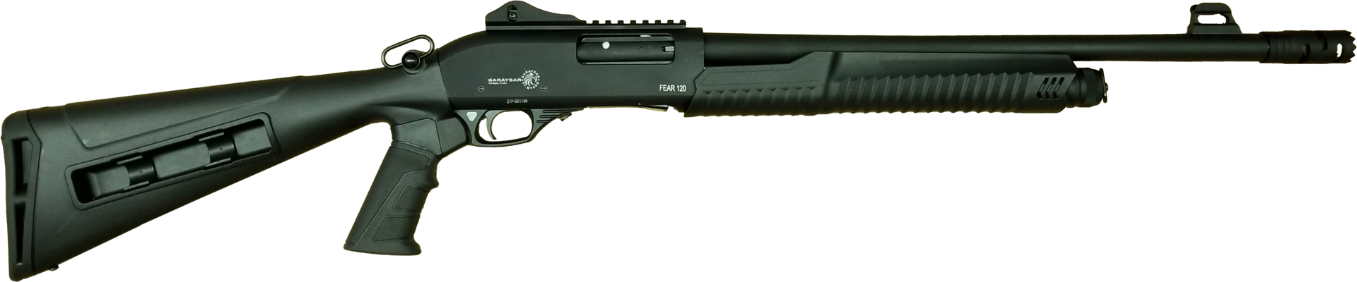 Garaysar Fear-120 Tactical Pump Shotgun - Black | 12ga | 20" Barrel
