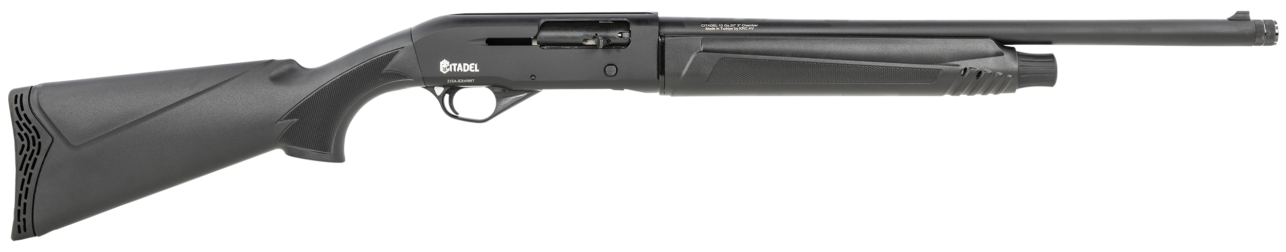 Citadel KATAC1220 KATAC  Semi-Auto 12 Gauge 4+1 3" 20" Barrel, Black Metal Finish, Bead Sight, Synthetic Stock