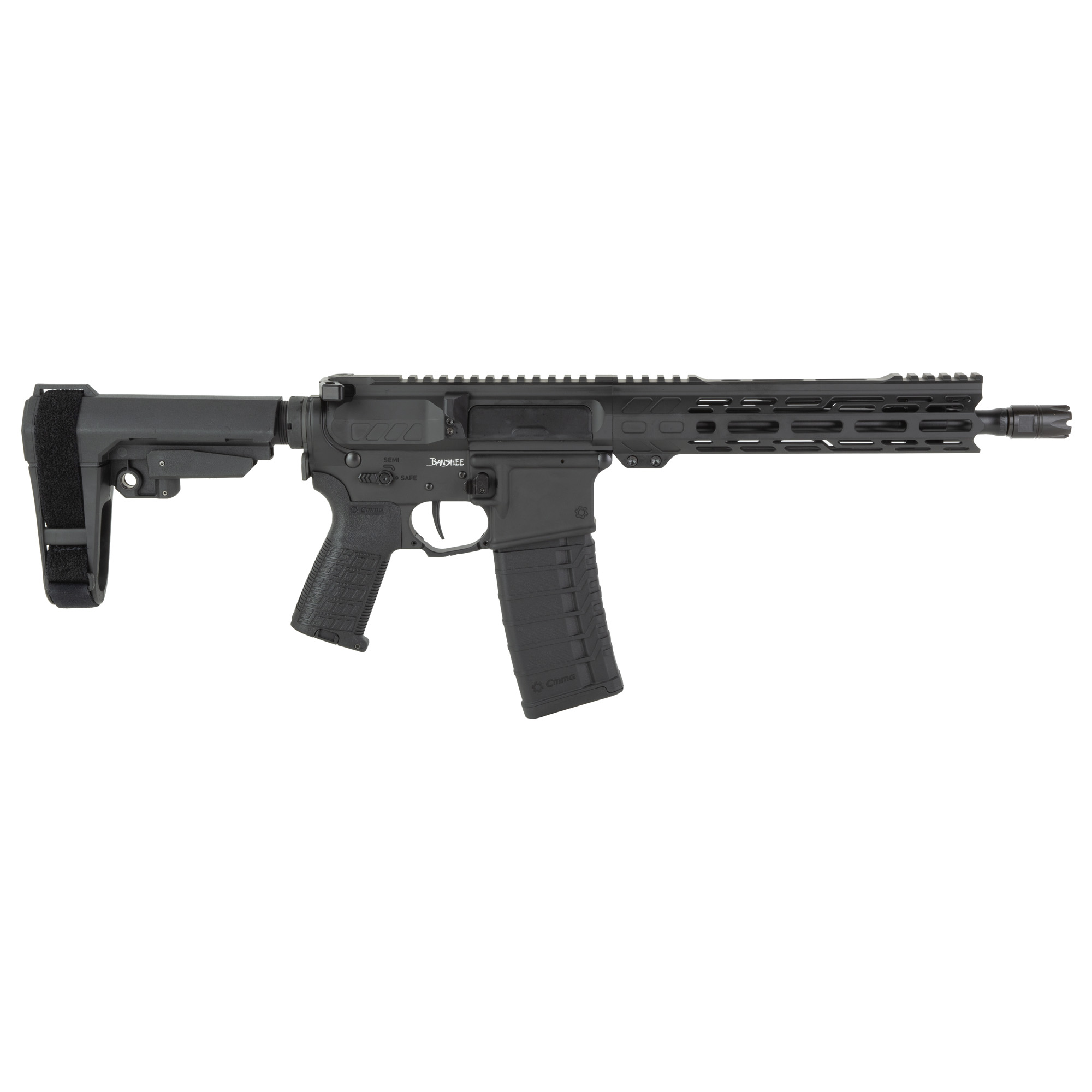 CMMG Pistol Banshee MK4 5.56 NATO 10.5 Inch 30 Rounds Aluminum Colored