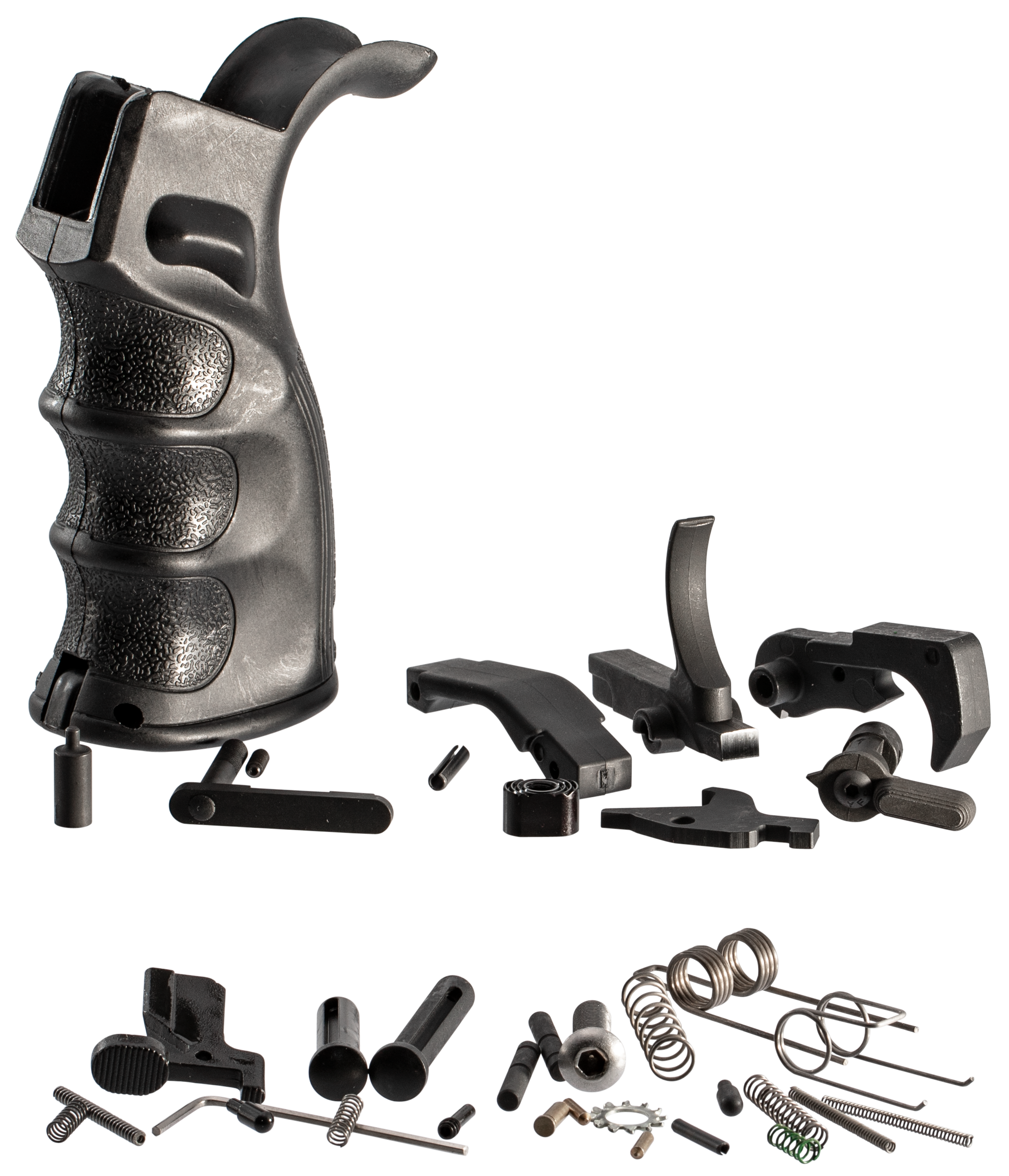 TacFire LPK02B308 AR-10 Lower Parts Kit 308 Win with PGAR B Grip
