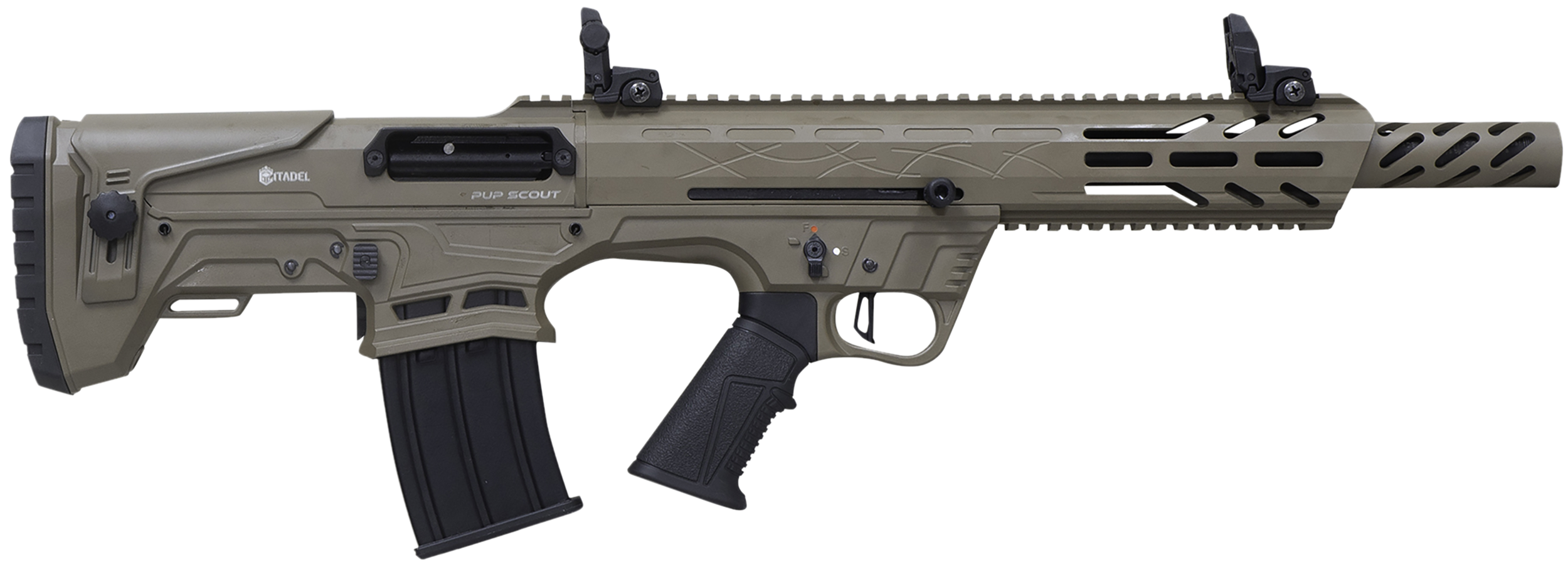 CIT FRPS1218FDE    PUP SCOUT 12G 3" 18.5    5R FDE