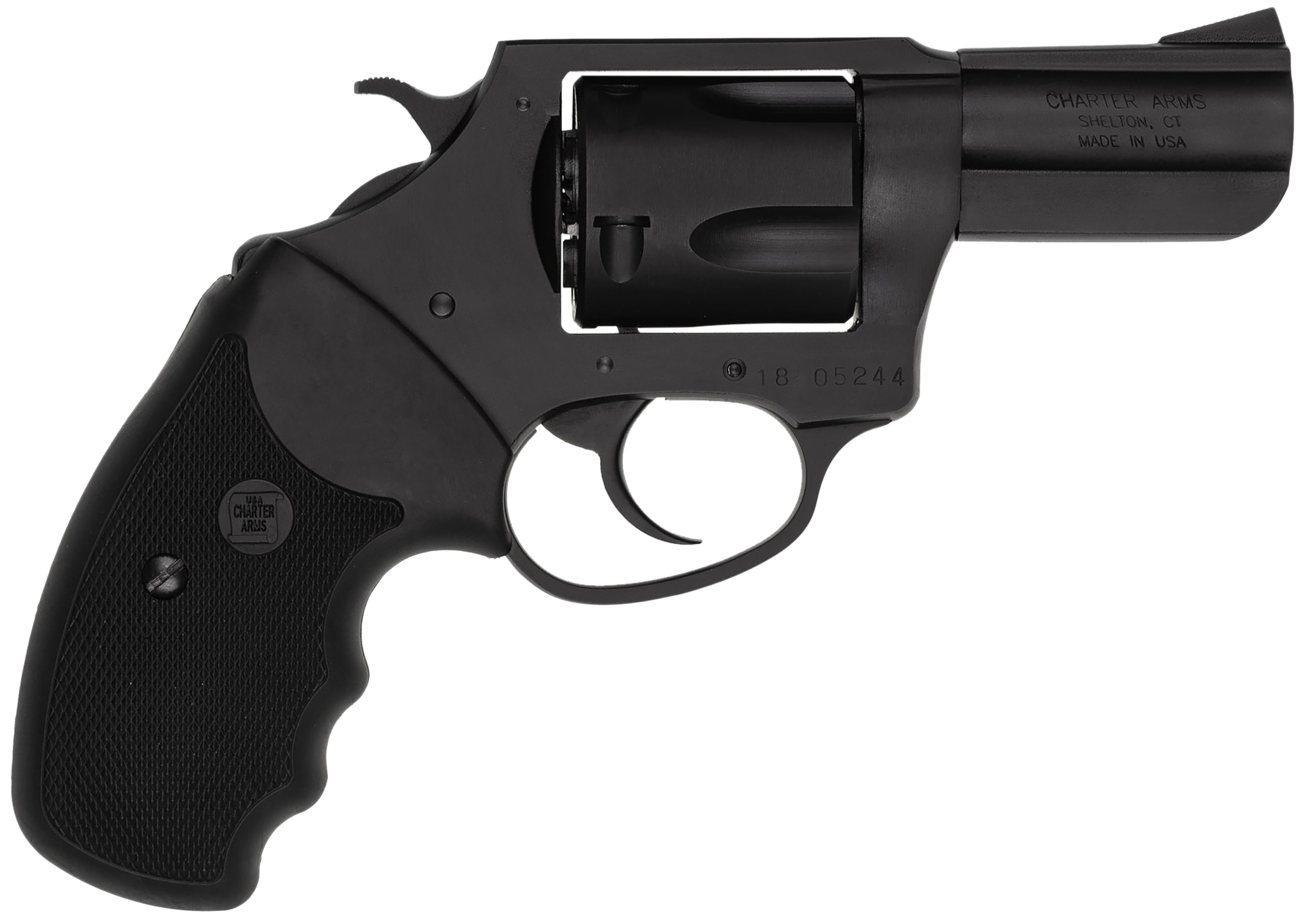 Charter Arms Bulldog 44 Special 2.50" 5rd Passivate Steel Rosewood Grip