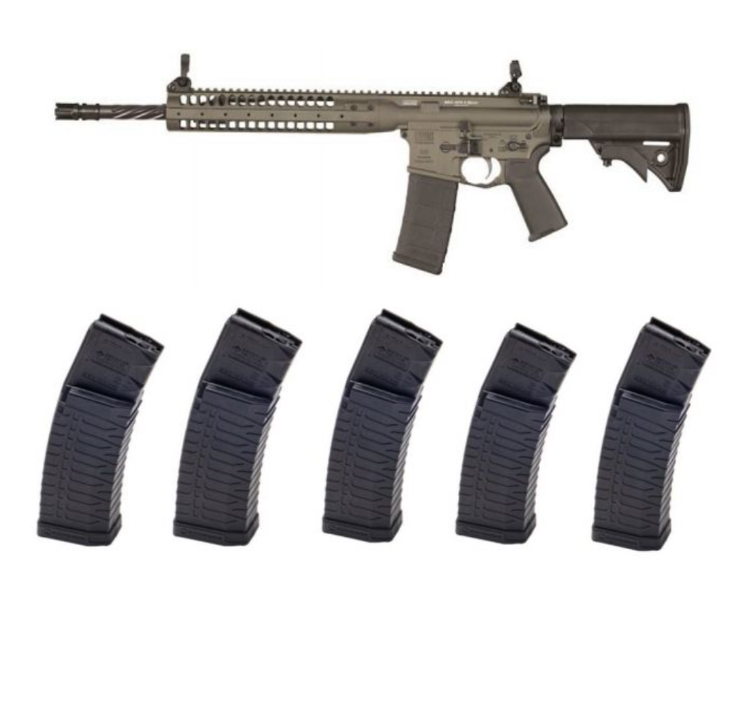 LWRC Ic-Spr Piston AR Rifle 5.56 NATO 16.1in 30rd Tungsten Grey