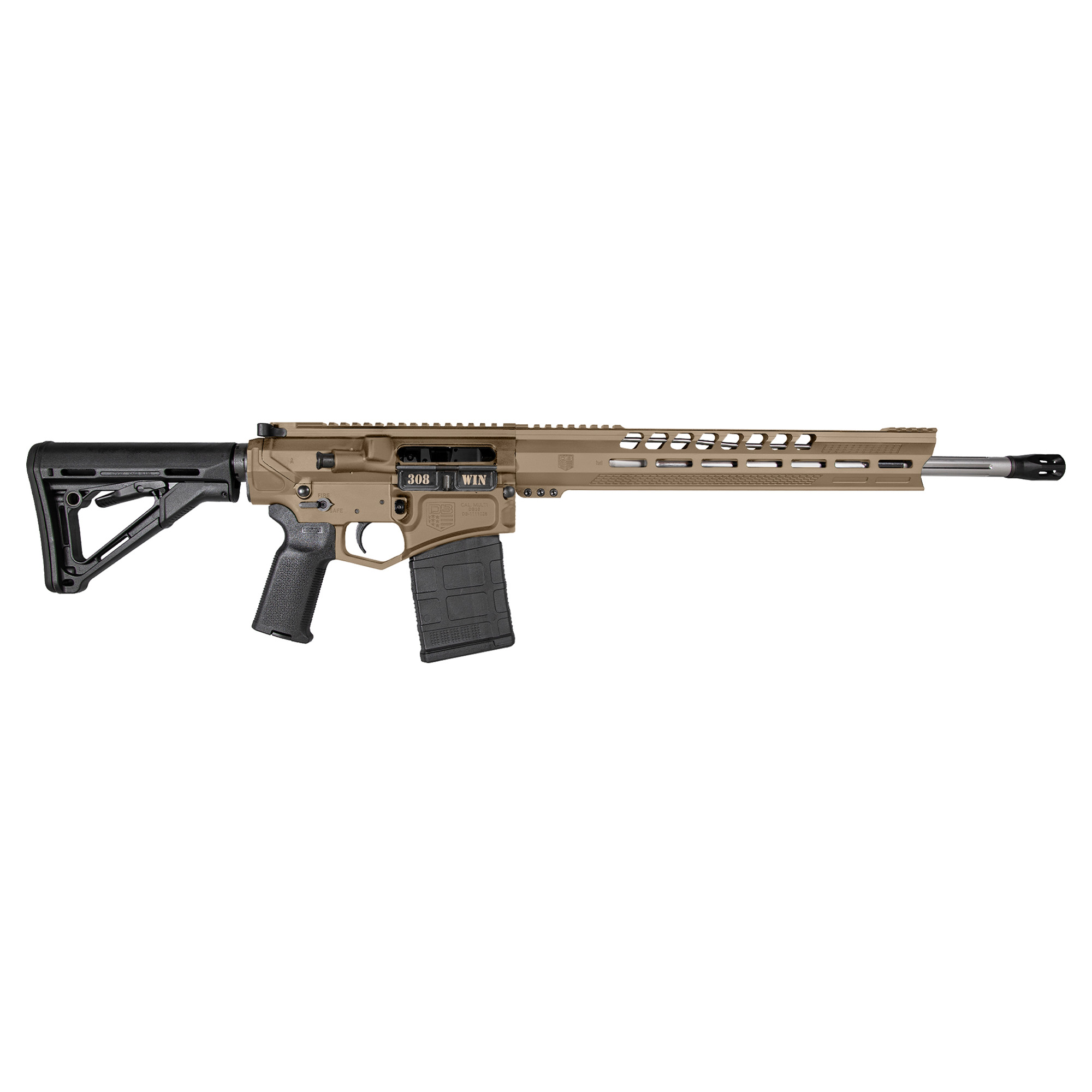 Diamondback Db10 308 Winchester 18in 20rd Flat Dark Earth Magpul CTR Stock