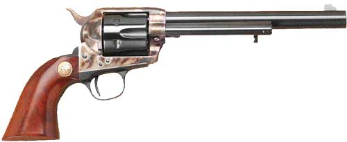 Cimarron Firearms, P-Model, .357 Magnum/38 Special, 7.5 inch, 6-Round, Case Hardened Blued Walnut Grip