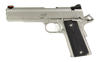 Kimber Mfg.,inc 3200007 Stainless II Club Bundle 45ACP 7+1 5" Satin Silver Front Serrations Stainless Steel Slide Black Synthetic Grip
