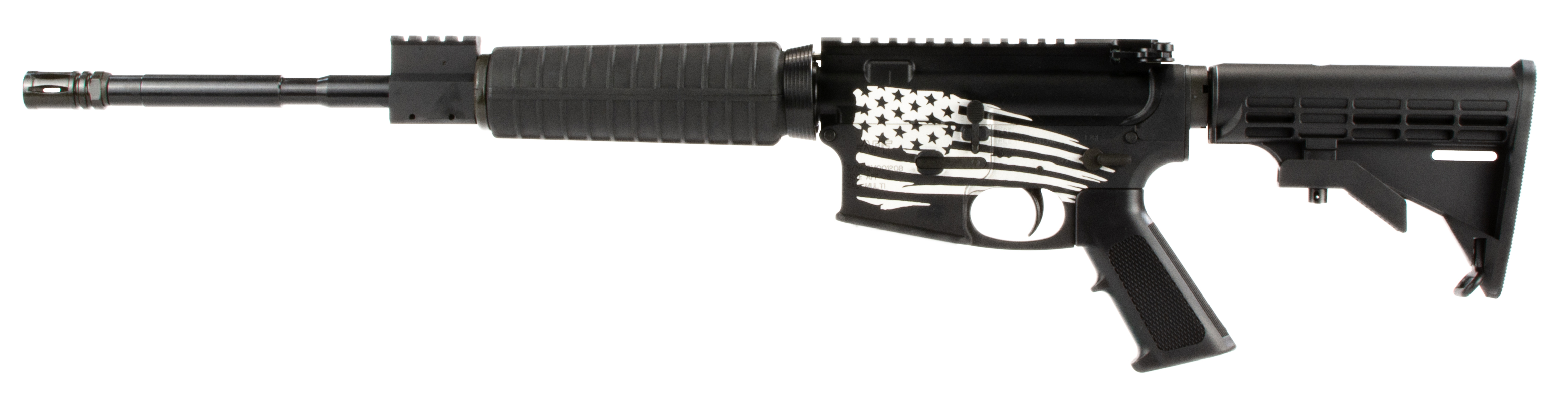 Alex Pro Firearms Delta Carbine 5.56x45mm NATO 16in 30rd US Flag Graphic