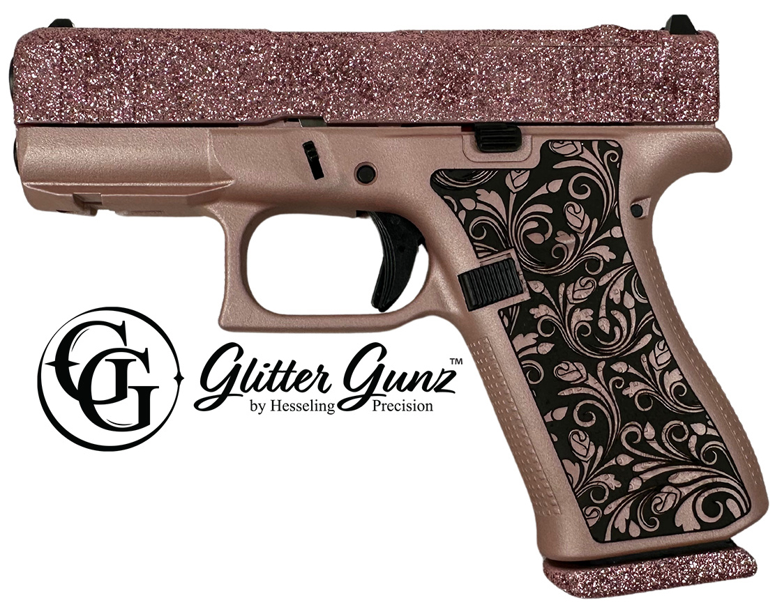 Glock G43X Mos 9mm Luger 3.4in 10rd Gold Finish