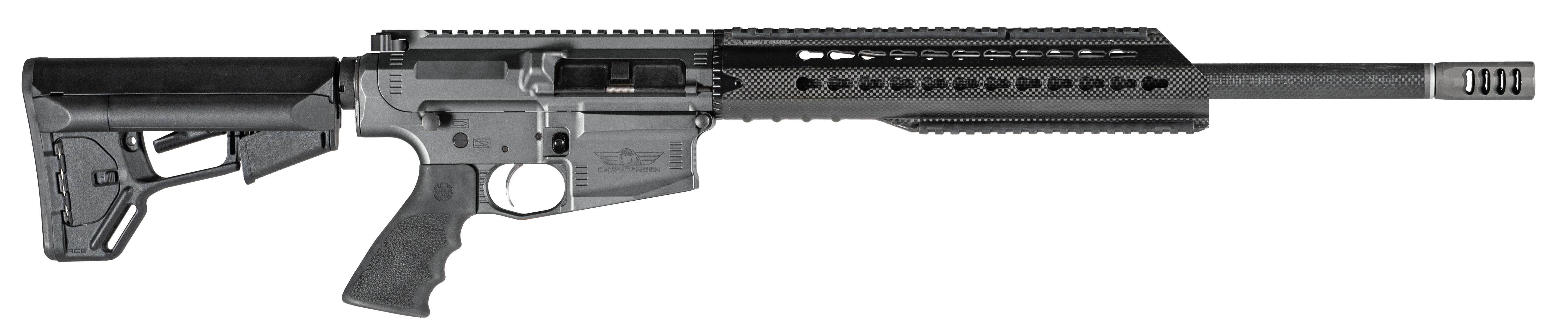 Christensen Arms 8010901602CA10 CA-10 DMR *CO Compliant 6.5 Creedmoor 10+1 20" Barrel, Tungsten Gray Cerakote Metal Finish, Black Adjustable Magpul STR Stock, Black Polymer Grip
